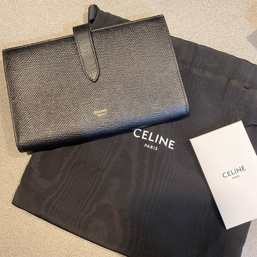 Celine Large Strap Wallet